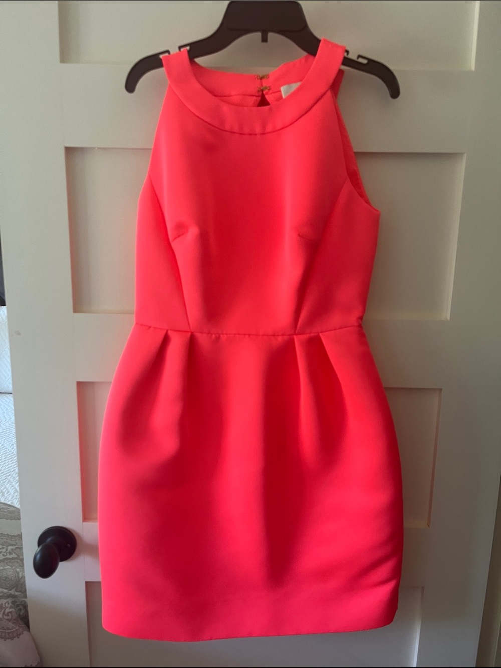 Hot pink open back super fun party dress